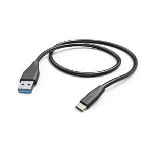 Lade-/Datenkabel schwarz USB-C mit USB-A 1,5 m