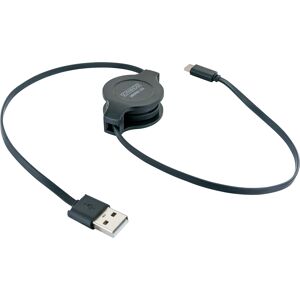 Sync- & Ladekabel USB A &gt; USB C, ausziehbar