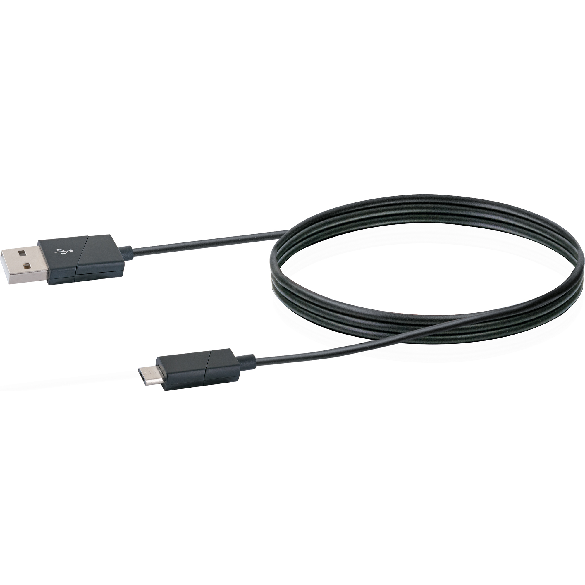 Sync- & Ladekabel USB A > USB Micro B, drehbar + product picture