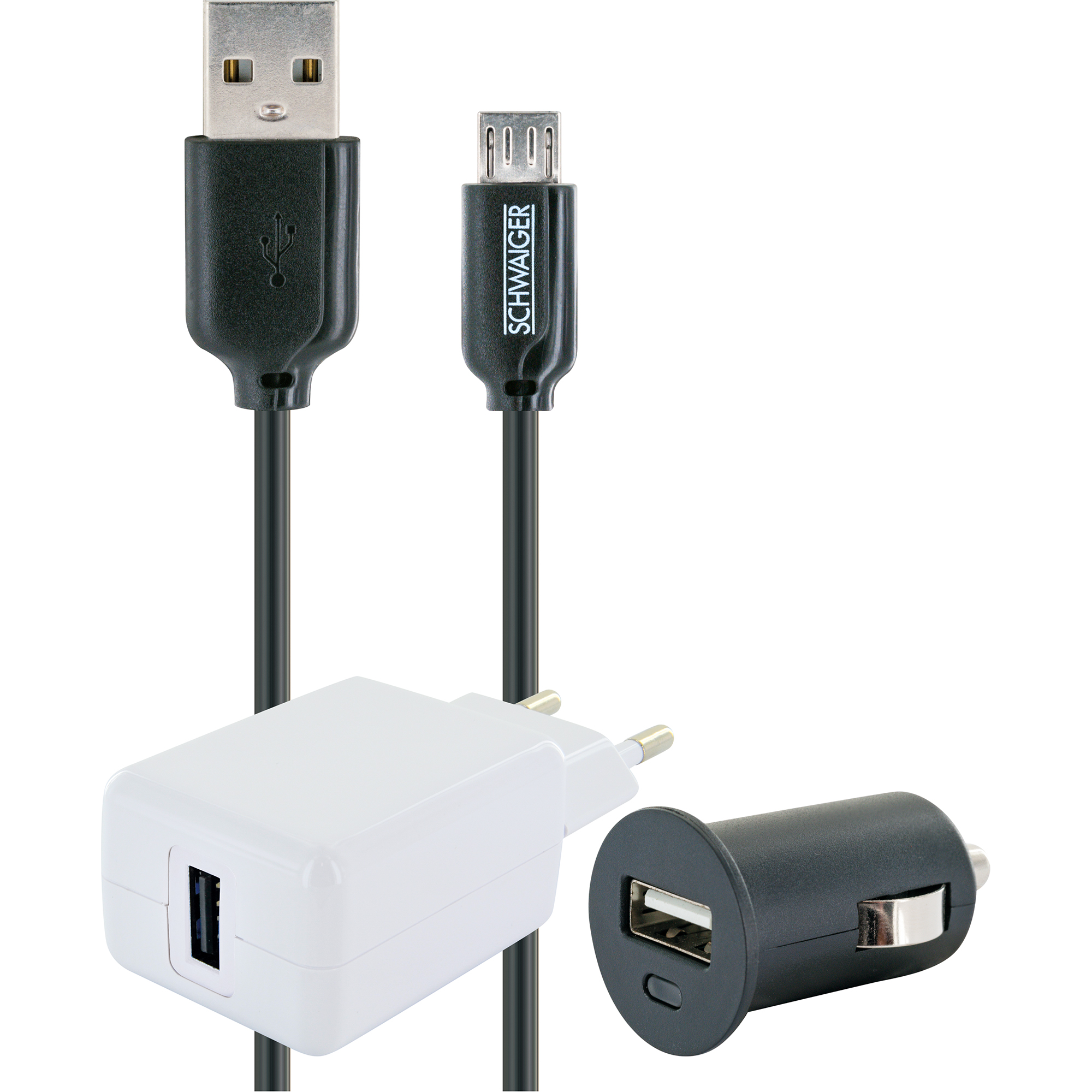 Lade-Set 'Smart' USB C, 12 V & 230 V + product picture