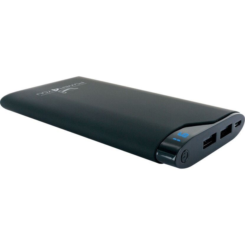 Schwarze Powerbank