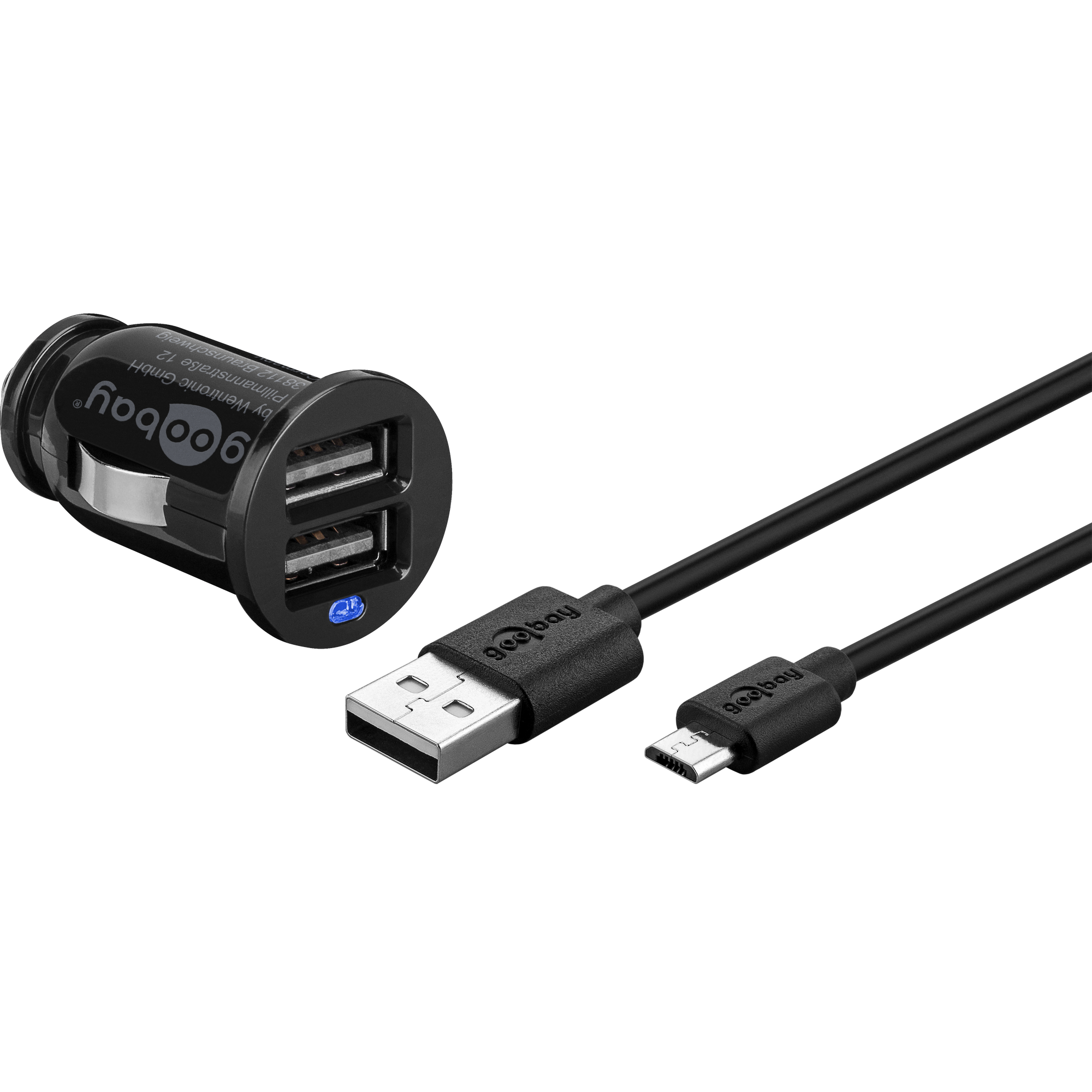 4-in-1 USB-Autoladegerät: 4-Port-Schnellladeadapter für Ihr