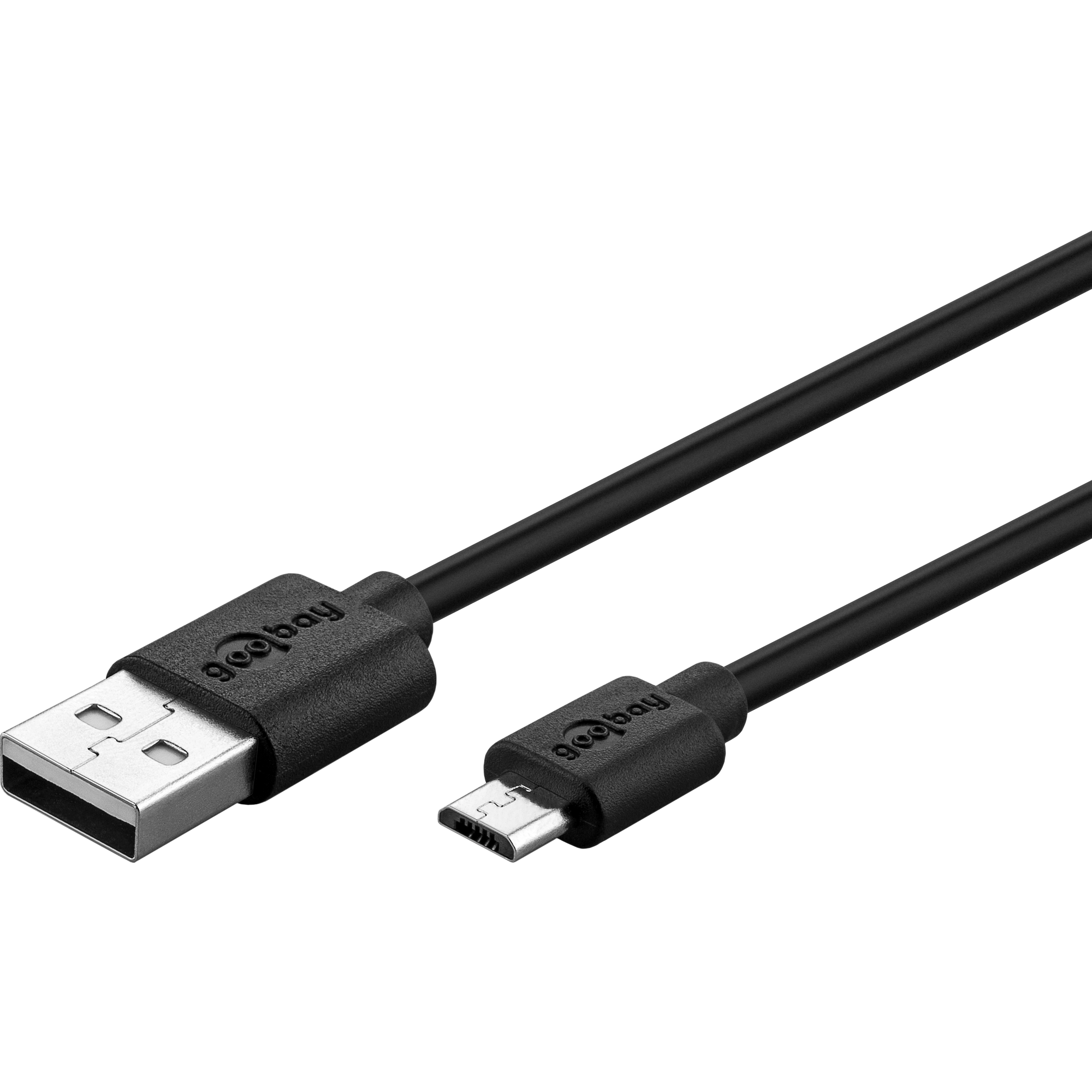 Dual-USB Auto-Ladegerät, 2 USB-Ports, 1 m MicroUSB Ladekabel + product picture