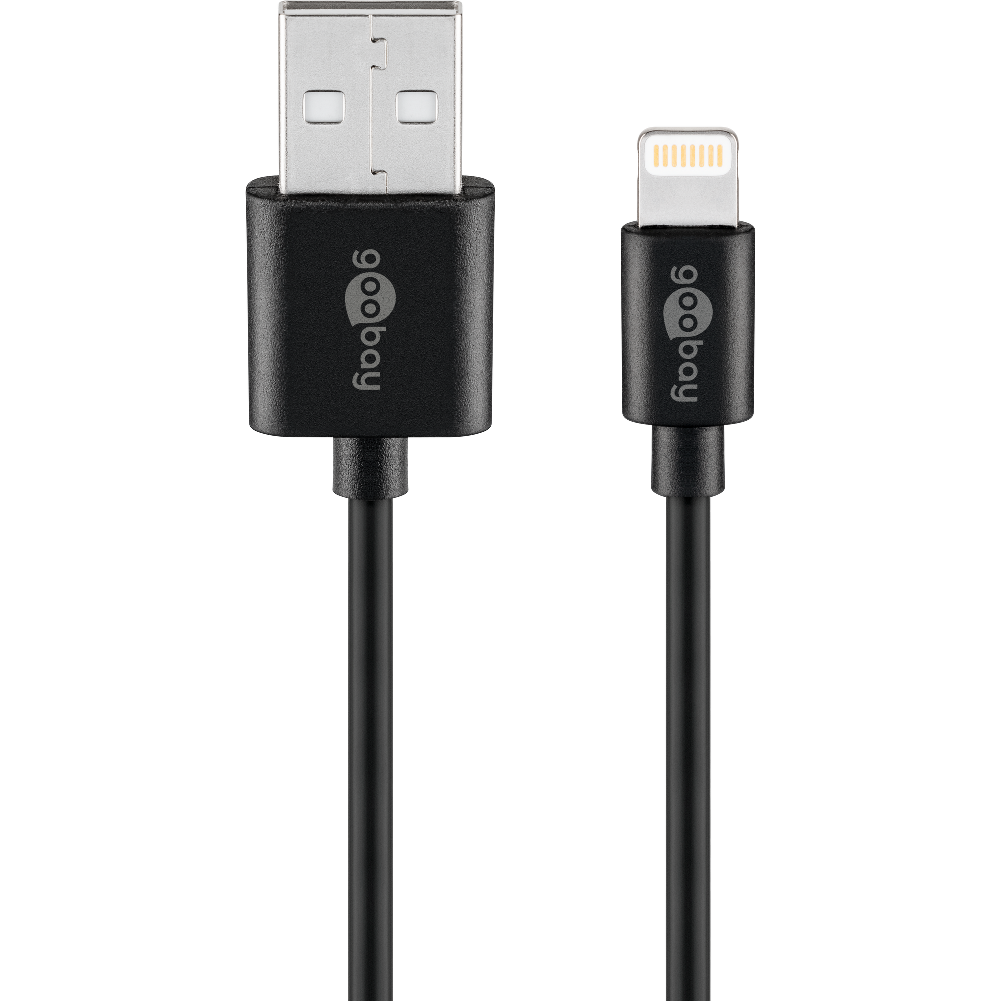 Dual-USB Auto-Ladegerät, 2 USB-Ports, 1 m Lightning Ladekabel + product picture