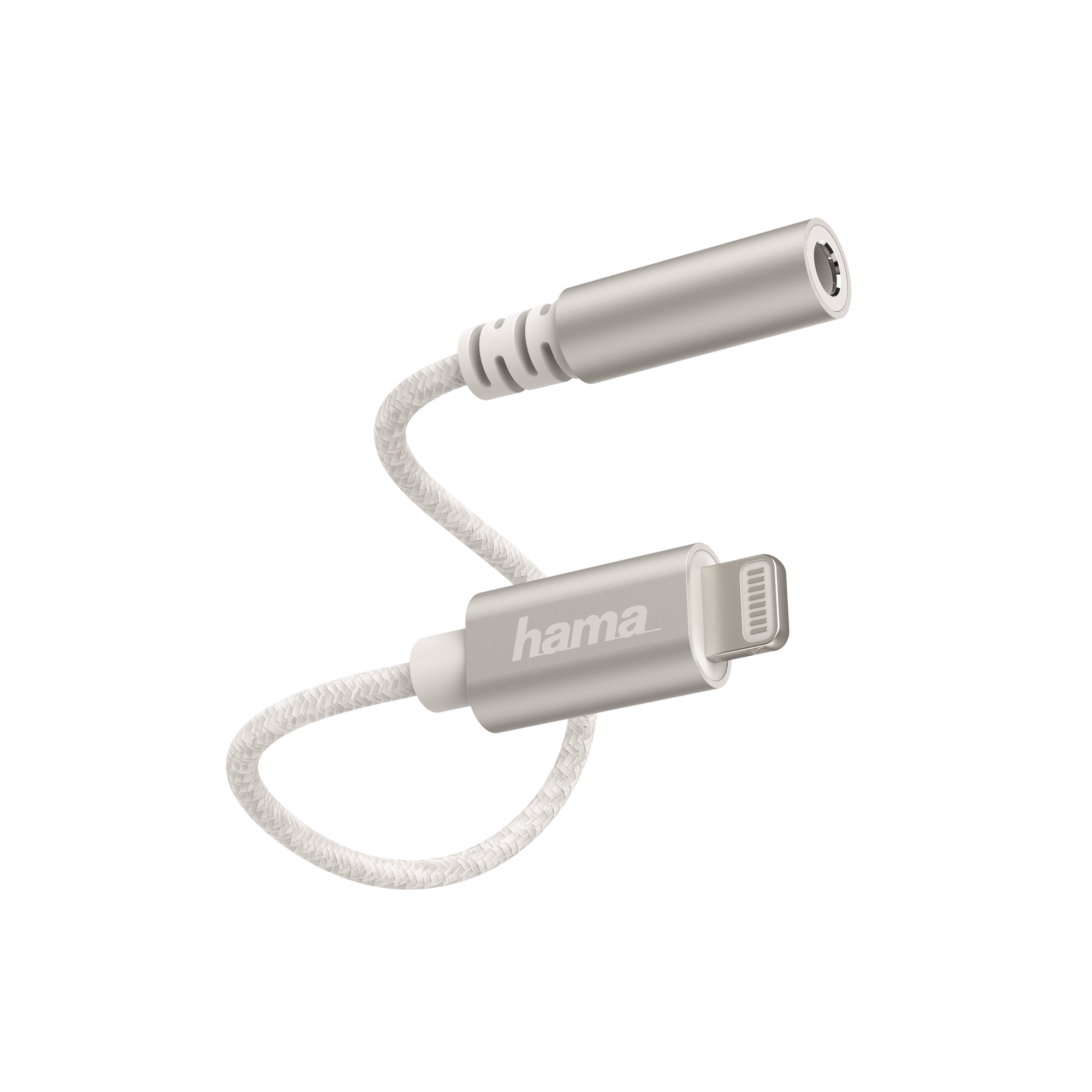 Lightning-Adapter auf 3,5 mm Audiobuchse weiß + product picture