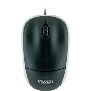 PC-Maus kabelgebunden schwarz rechts/linkshändig