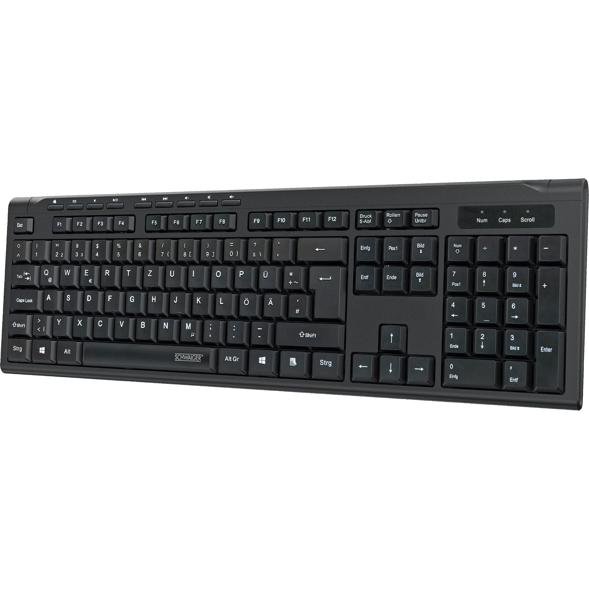 PC-Tastatur schwarz kabelgebunden + product picture