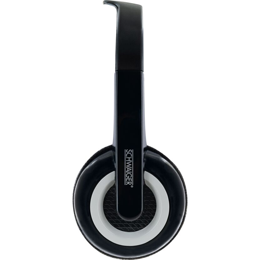 Schwarzes PC-Headset von SCHWAIGER