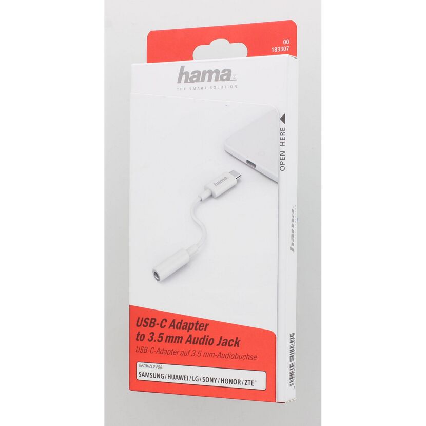 Hama USB-C Adapter auf 3,5 mm Klinke