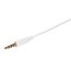 Weißer 3,5-mm-Klinkenstecker