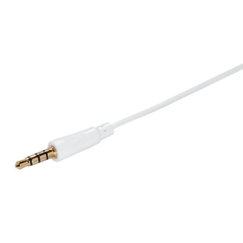 Weißer 3,5-mm-Klinkenstecker