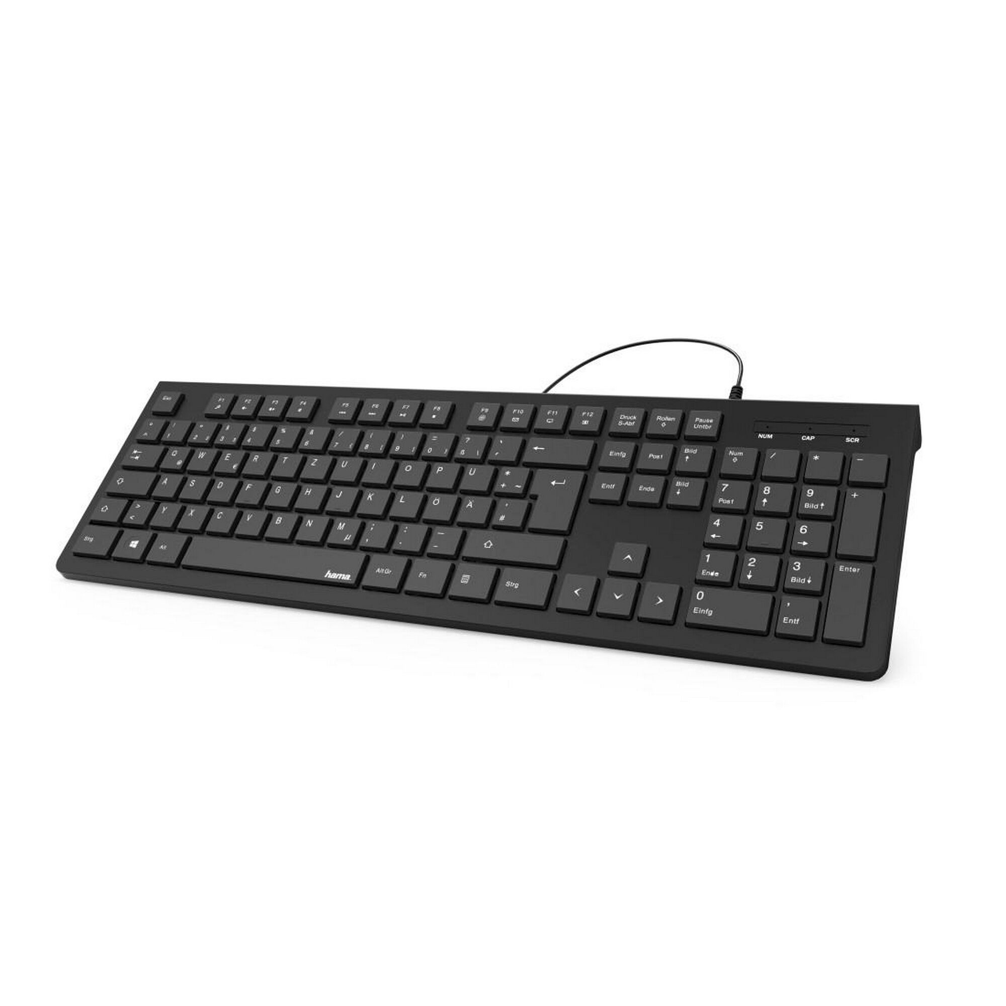 Schwarze Hama Basic-Tastatur KC-200