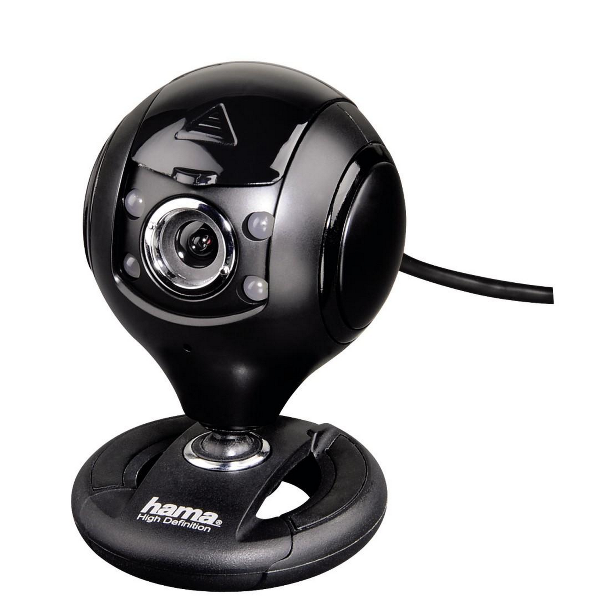 HD-Webcam 'Spy Protect' schwarz verschließbare Linse + product picture