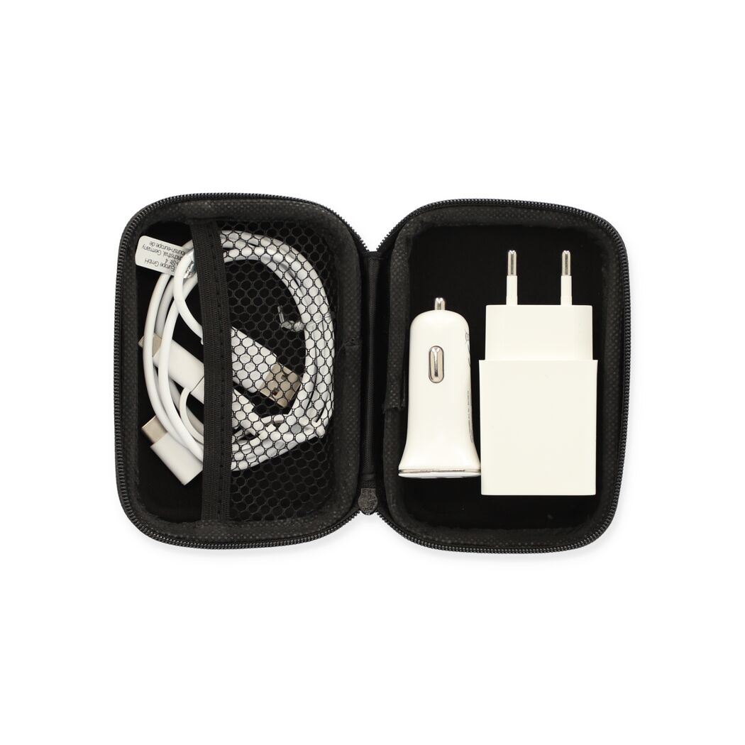 USB-Reiseset mit Kabel und zwei Adaptern