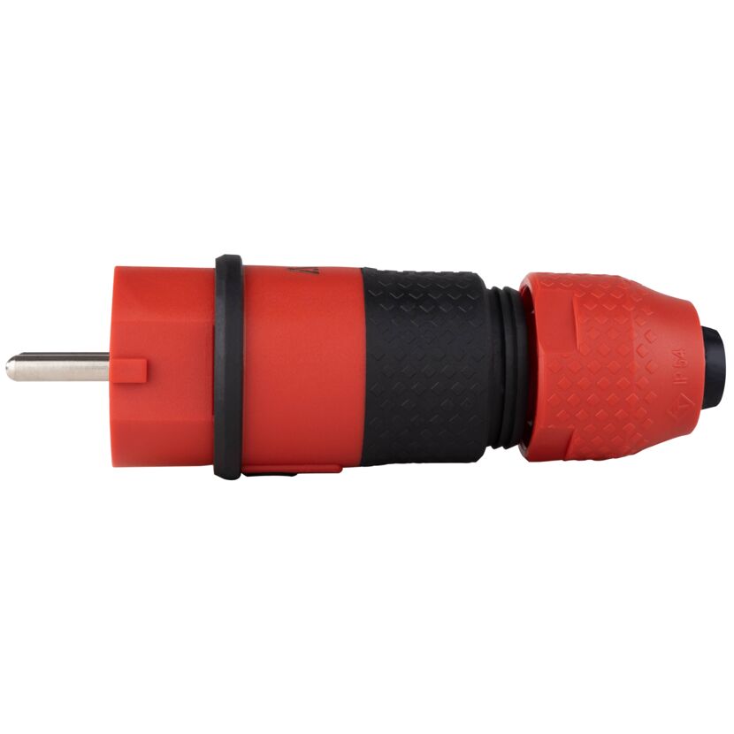 Roter und schwarzer ABL SURSUM SchuKo-Stecker