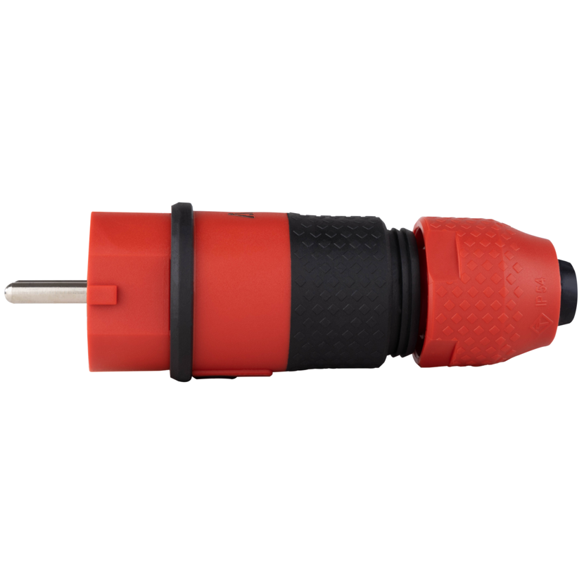 Roter und schwarzer ABL SURSUM SchuKo-Stecker