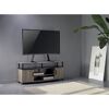 LED TV auf TV-Ständer mit Ablage