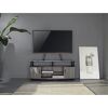 TV-Lowboard mit TV-Standfuß und Fernseher