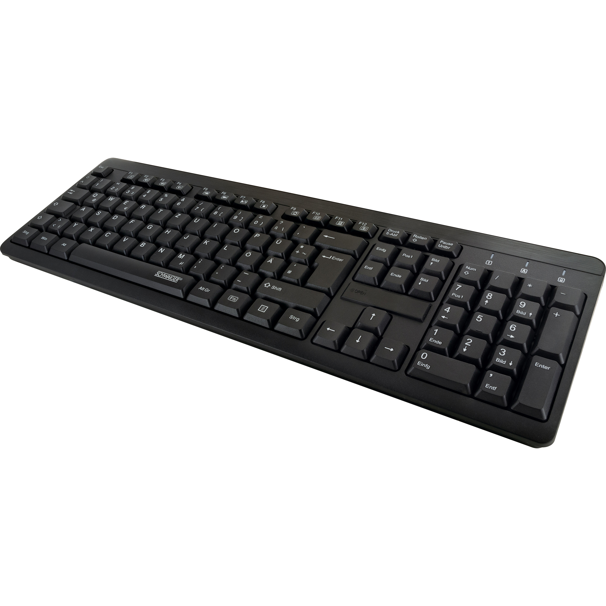 PC-Tastatur schwarz wireless