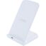 Weißer Ladeständer QI Wireless von SCHWAIGER