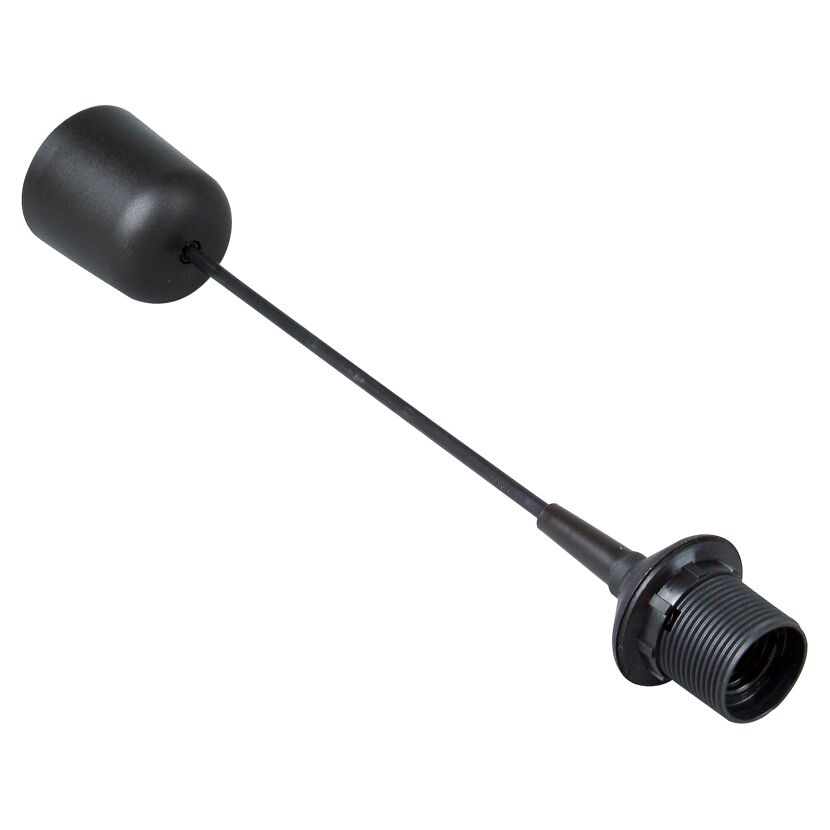 Schwarzes Schnurpendel für Lampenschirme