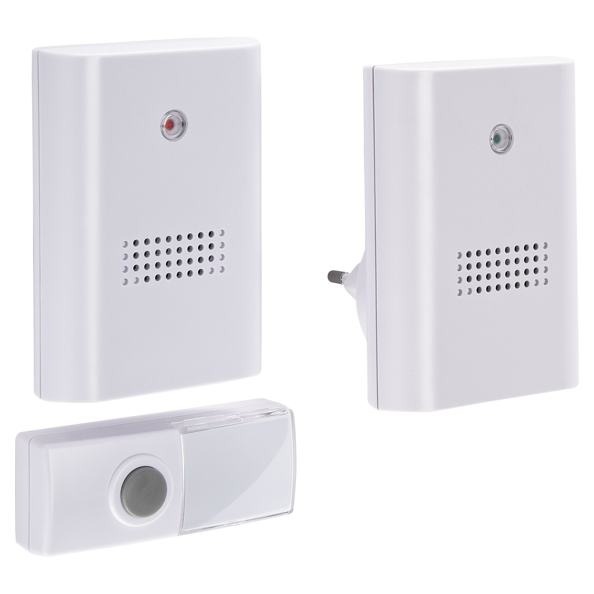 Funkgong Set HX Twin mit Klingel und zwei Empfängern