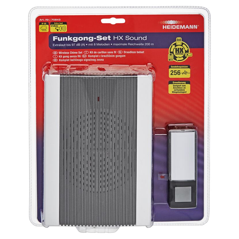 Funkgong-Set HX Sound in Verpackung
