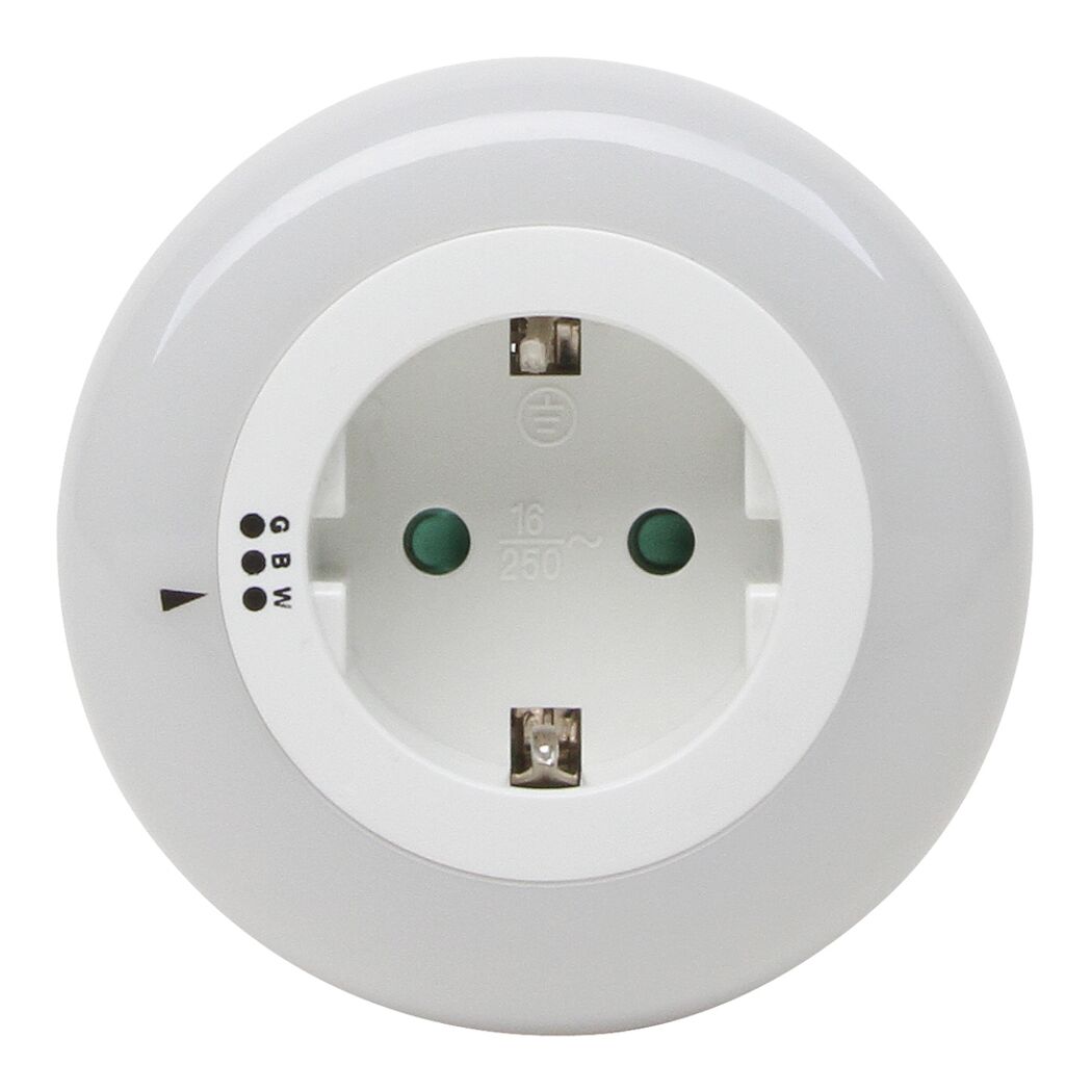LED-Nachtlicht mit Steckdose