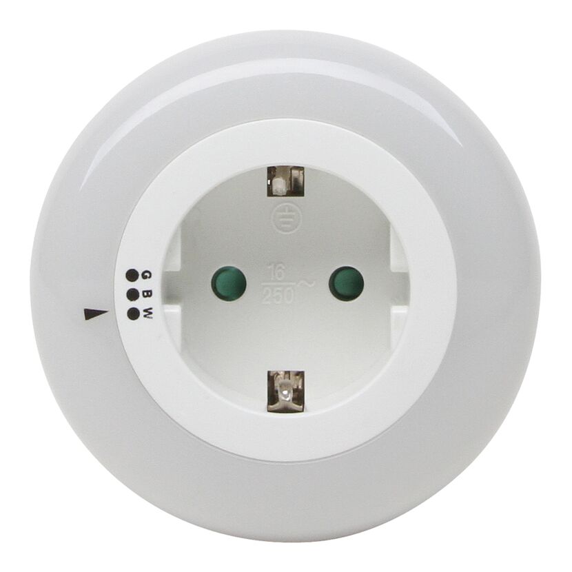 LED-Nachtlicht mit Steckdose