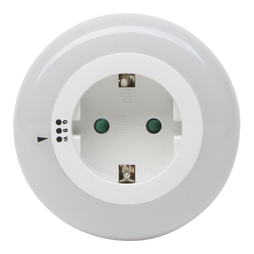 LED-Nachtlicht mit Steckdose