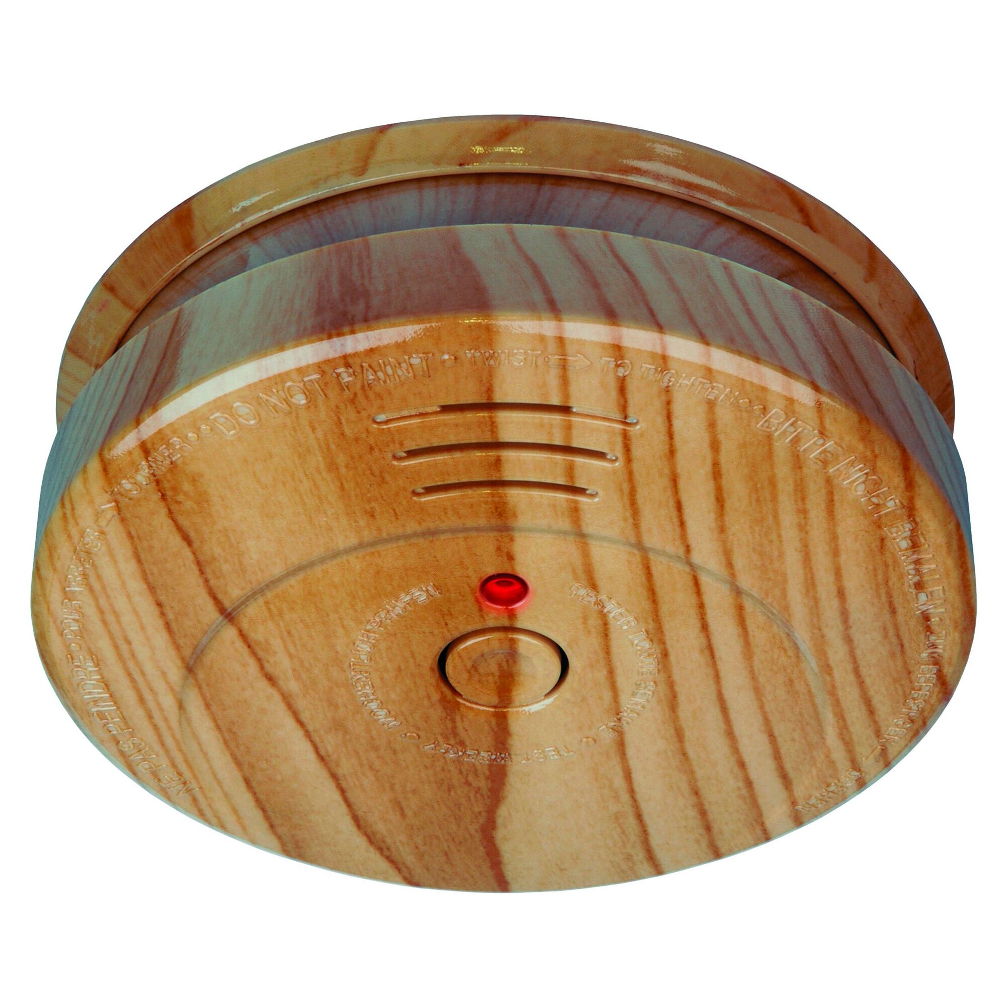 Rauchmelder in Holzoptik