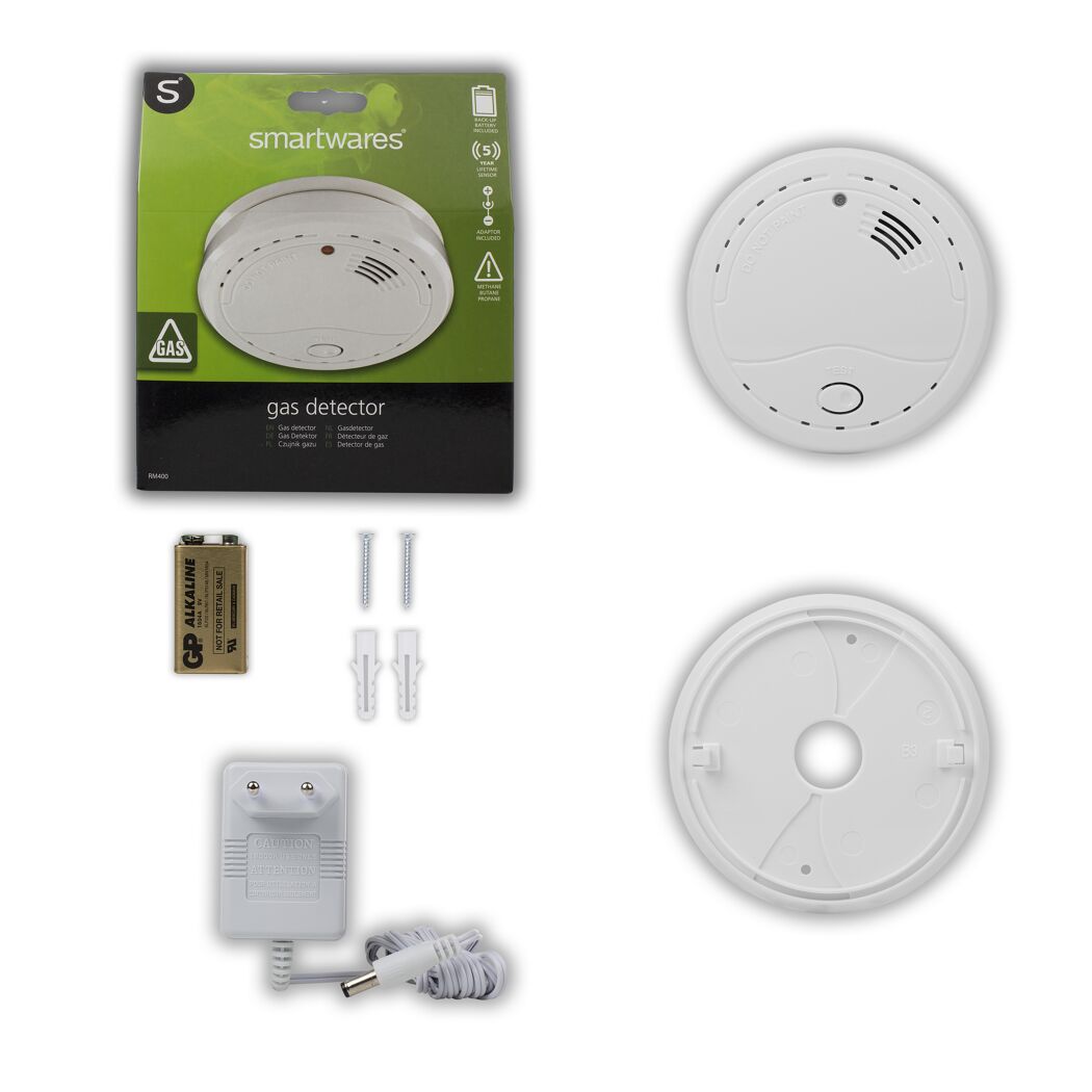 Smartwares Gasmelder mit Zubehör