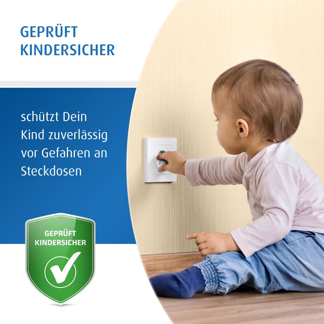 Steckdosenschutz schraubbar 10 Stück