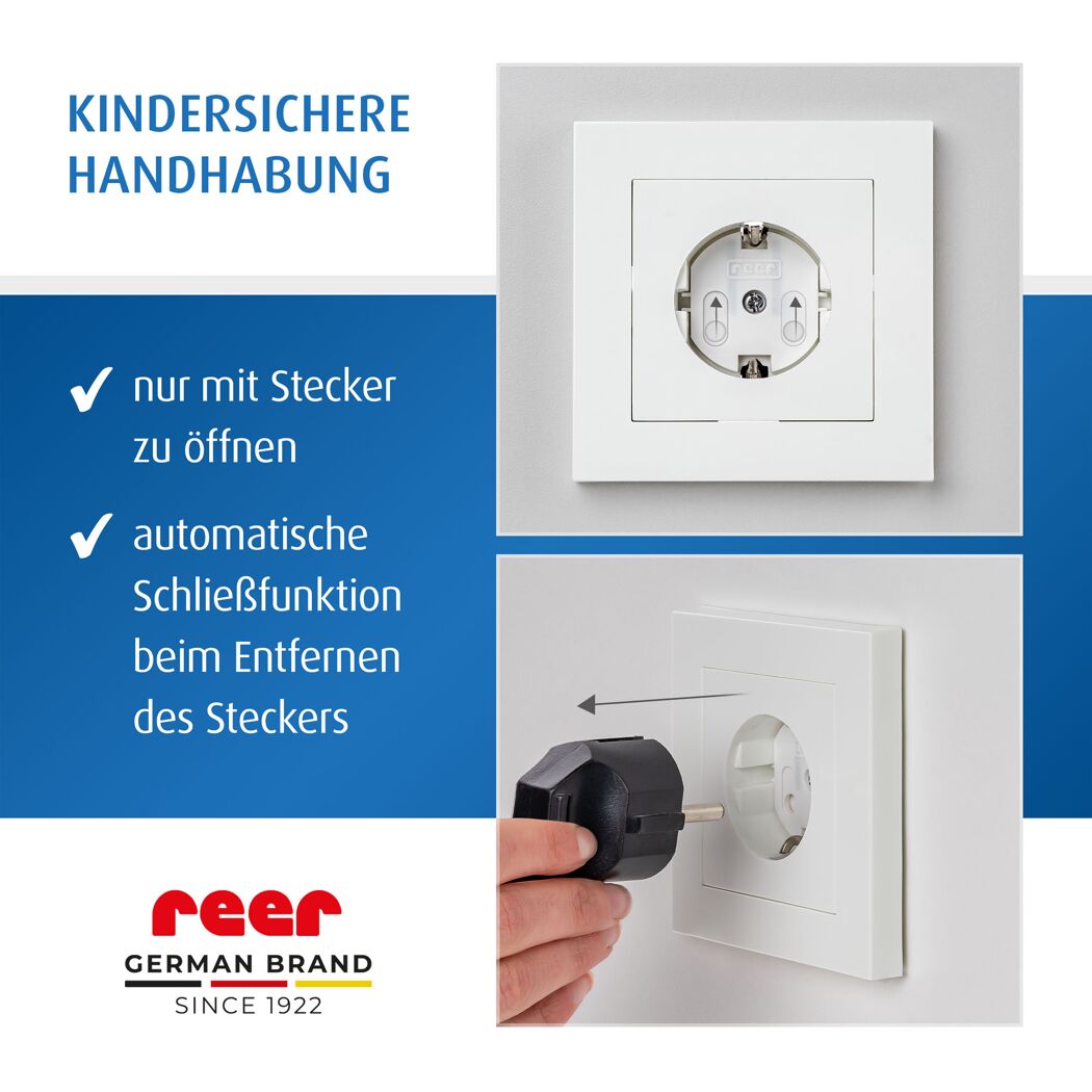 Steckdosenschutz schraubbar 10 Stück
