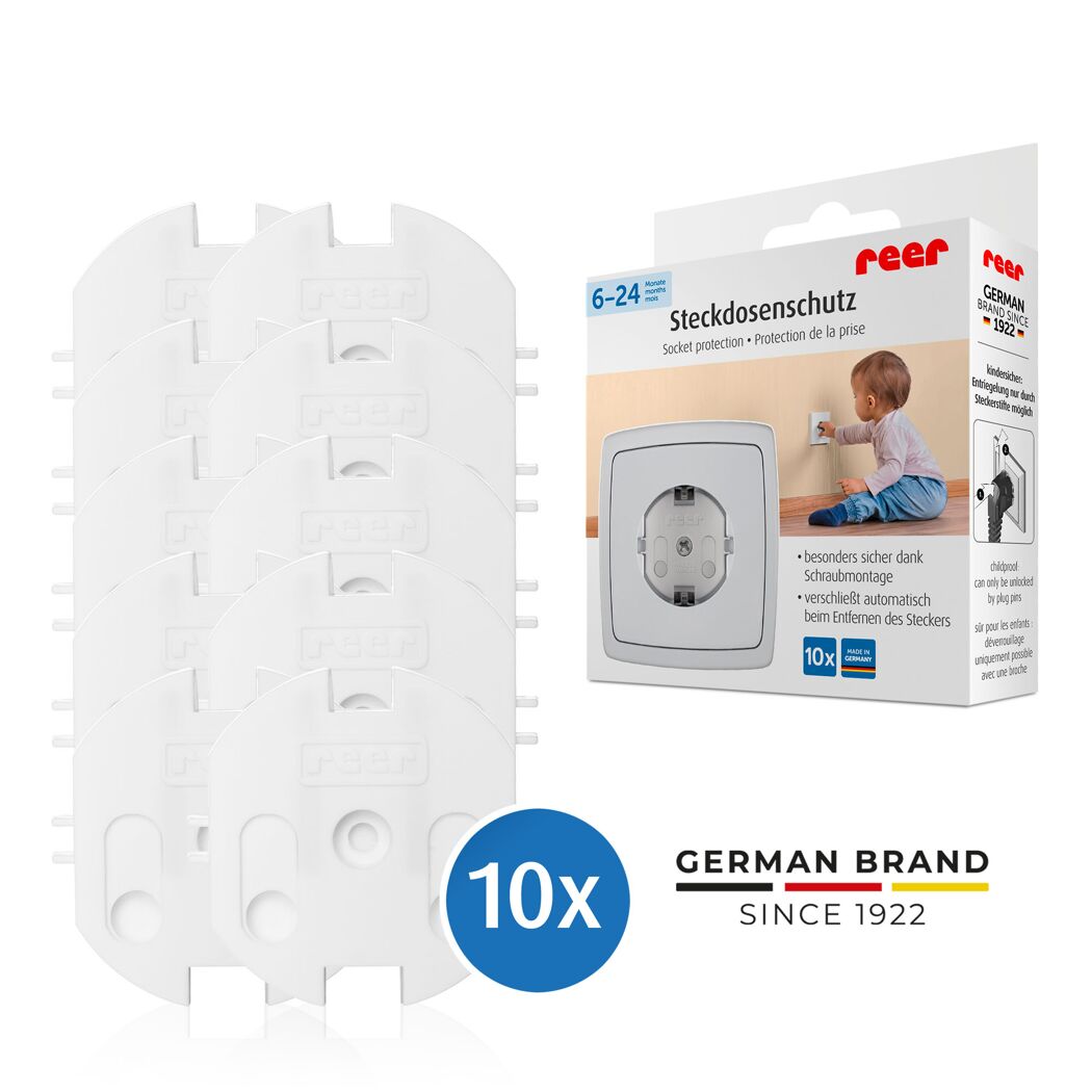Steckdosenschutz schraubbar 10 Stück