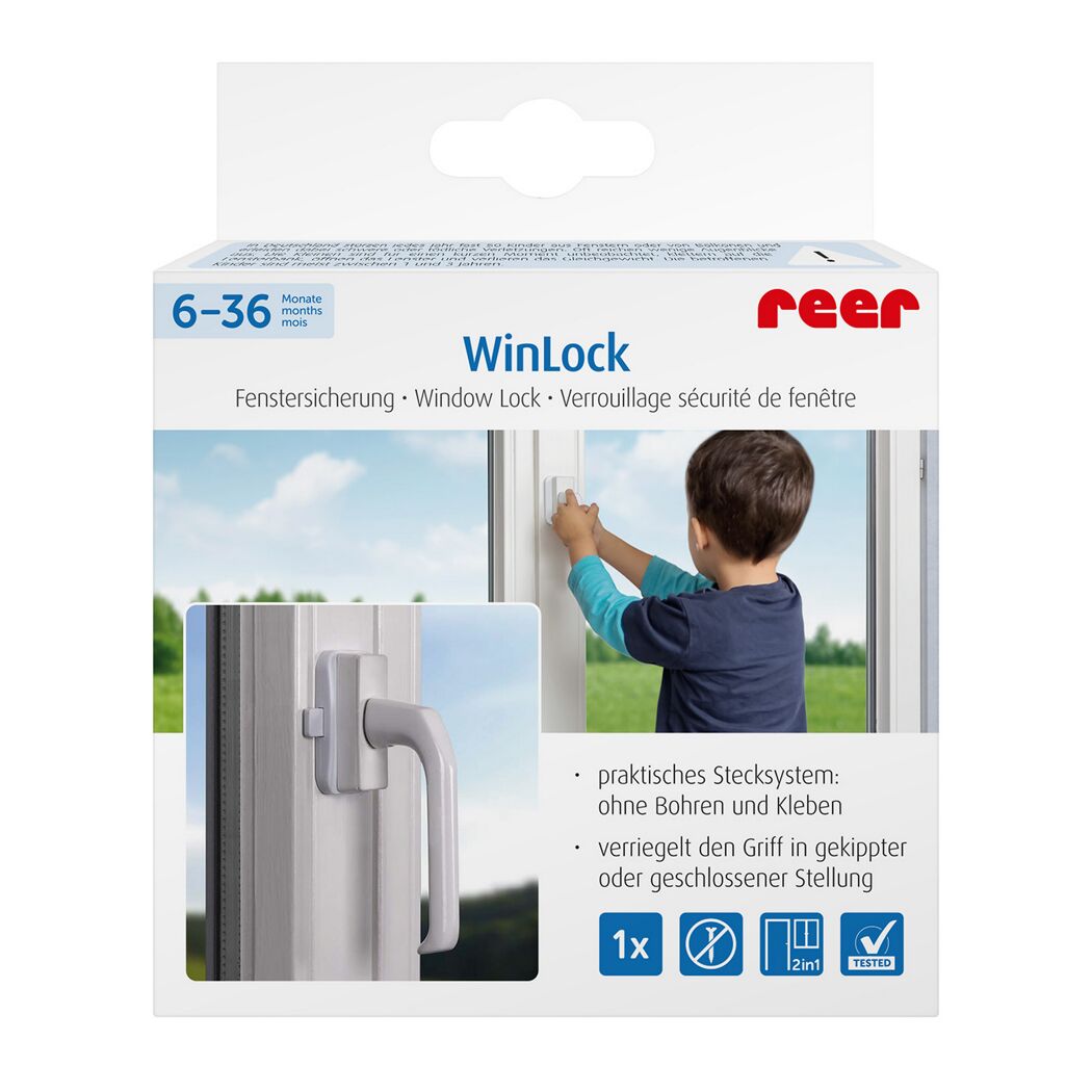 Fenstersicherung weiß