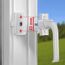 Fenstersicherung weiß mit 43 mm Lochabstand