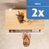 Möbel-Kippschutz weiß, 2 Stück