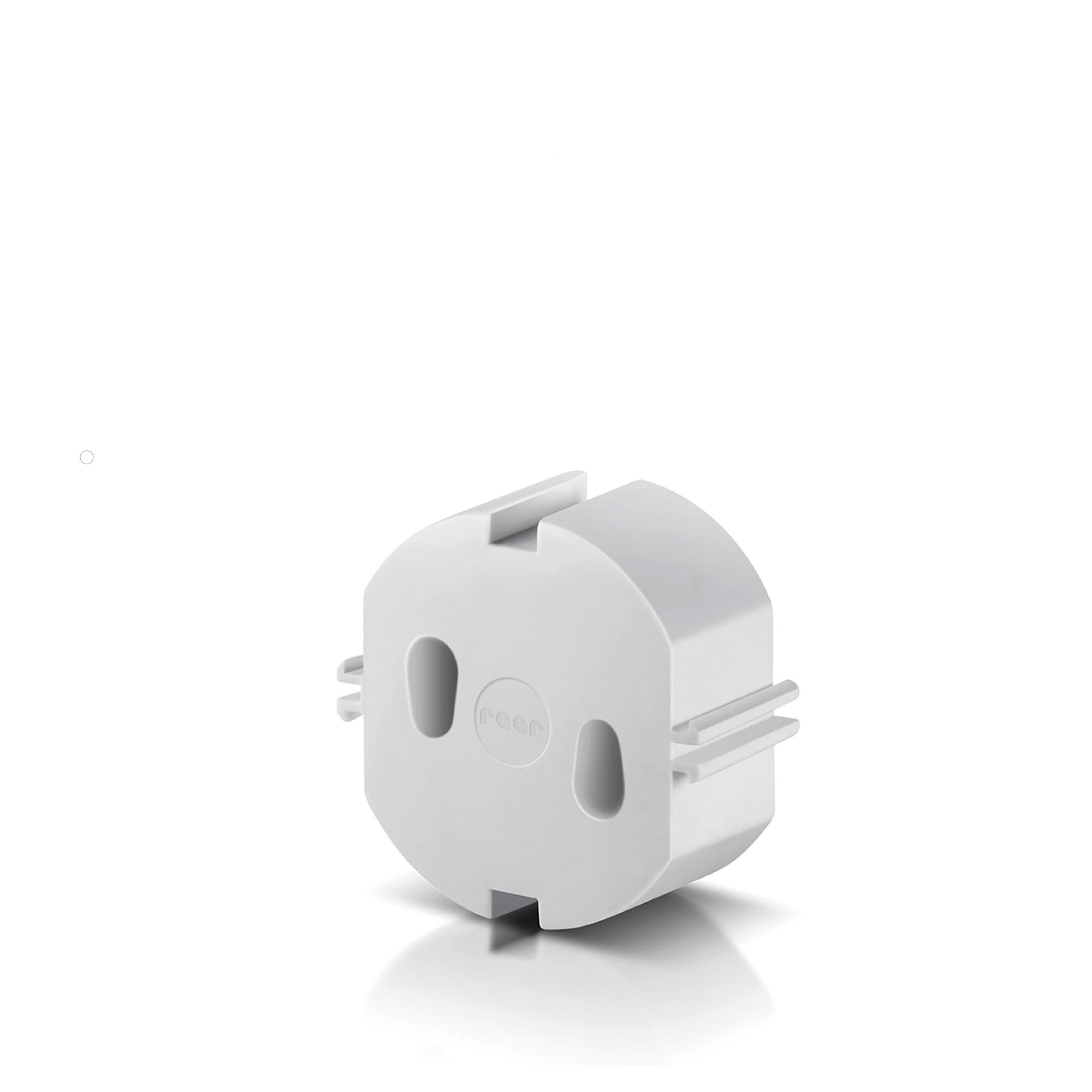 Weiße Steckdosenkappe von Reer