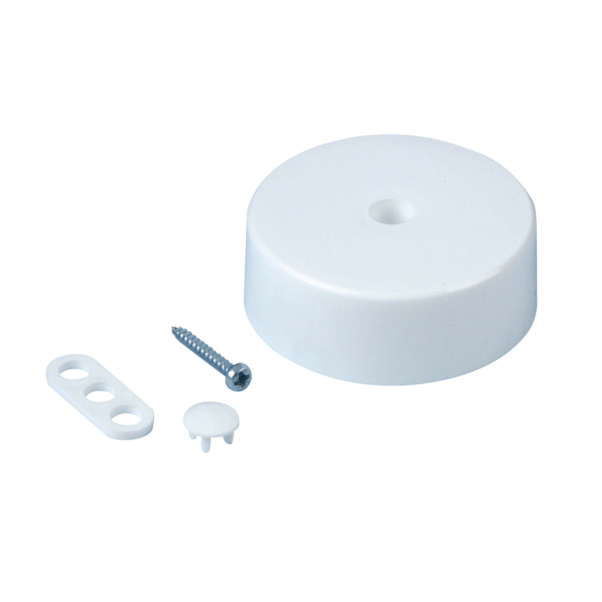 Leuchtenbaldachin weiß Ø 65 x 25 mm