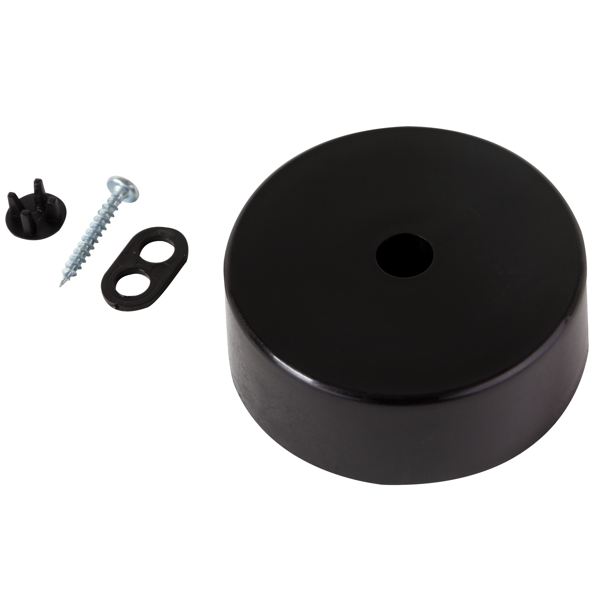 Leuchtenbaldachin schwarz Ø 65 x 25 mm