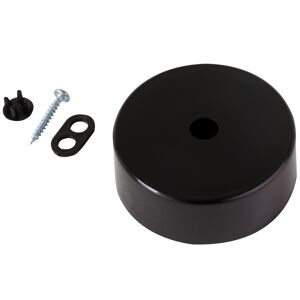 Leuchtenbaldachin schwarz Ø 65 x 25 mm