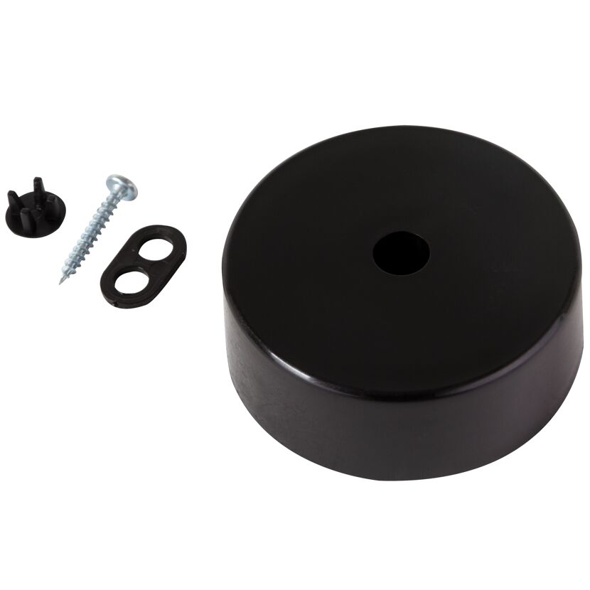 Leuchtenbaldachin schwarz Ø 65 x 25 mm