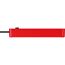 Steckdosenleiste 'Ecolor' rot/schwarz 5-fach 1,5 m