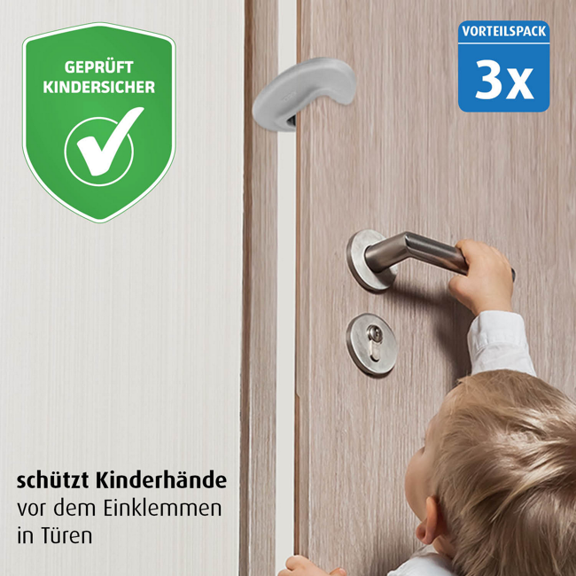 Bild von Türstopper transparent 3 Stück