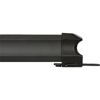 Schwarze Steckerleiste mit zwei USB-A-Anschlüssen und Schalter