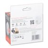 Rückseite einer Verpackung für eine Wifi-Steckdose mit Zeitschaltuhr.