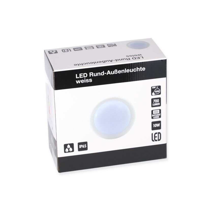 LED-Rundleuchte in Verpackung