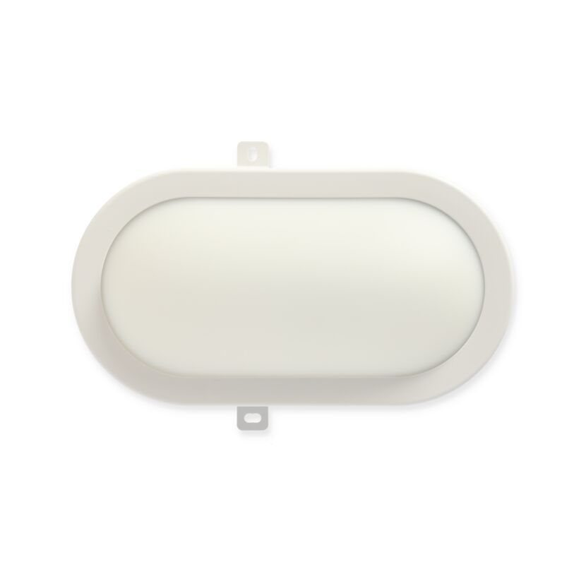 LED Ovalleuchte 18W weiss