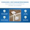 Schrank- und Schubladensicherung weiß mit Montagehilfe, 3 Stück